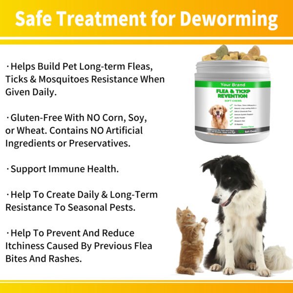 Flea and Tick Prevention Soft Chews for Dogs