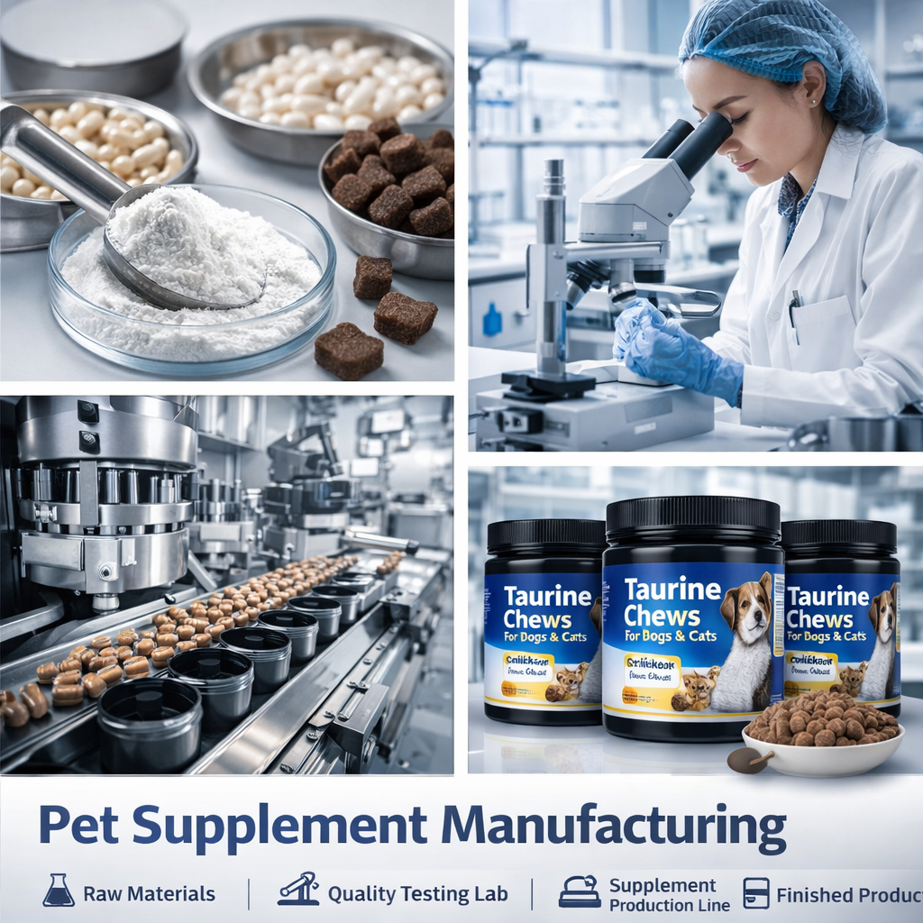 Pet supplements manufactures