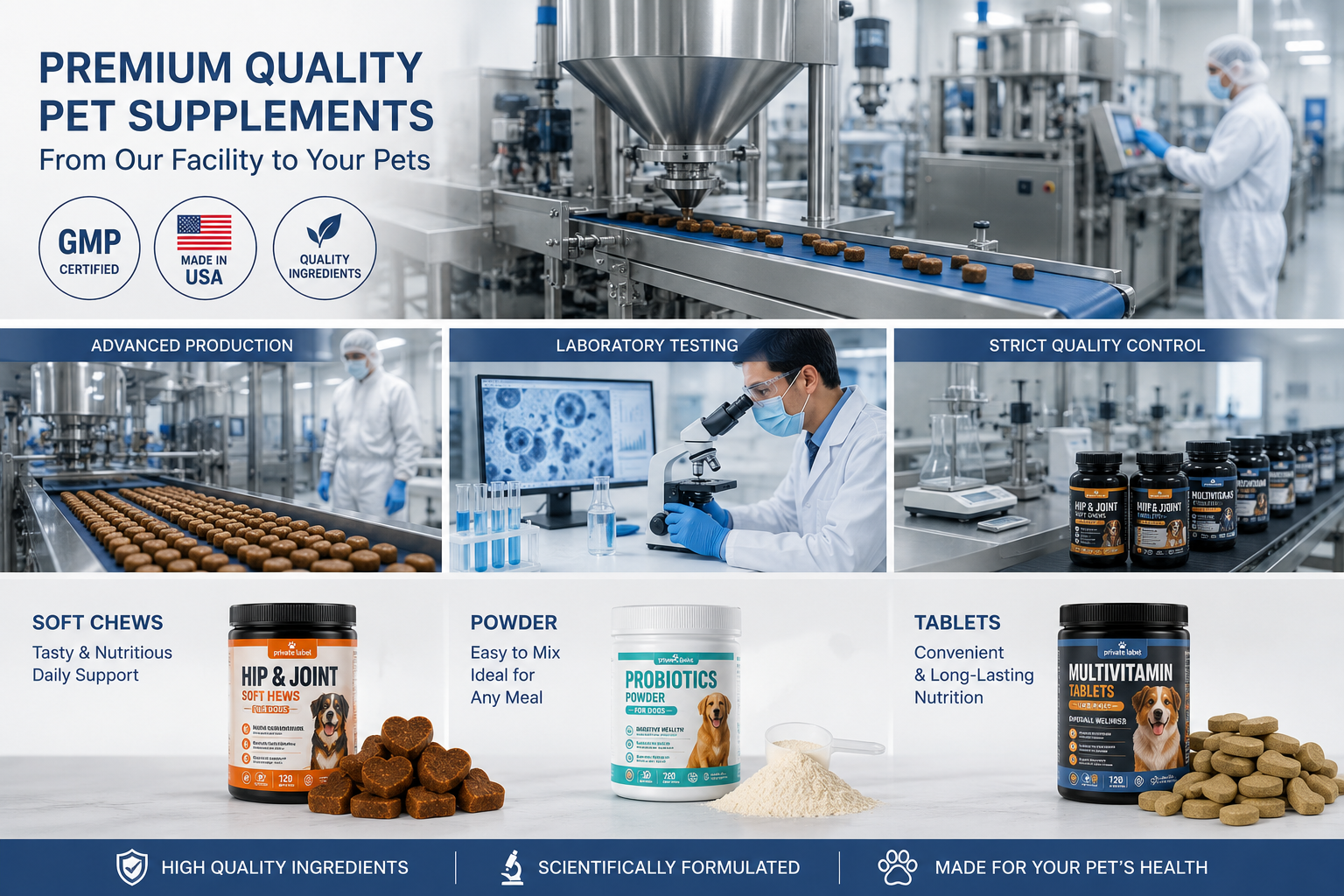 Dog supplements manufacturer