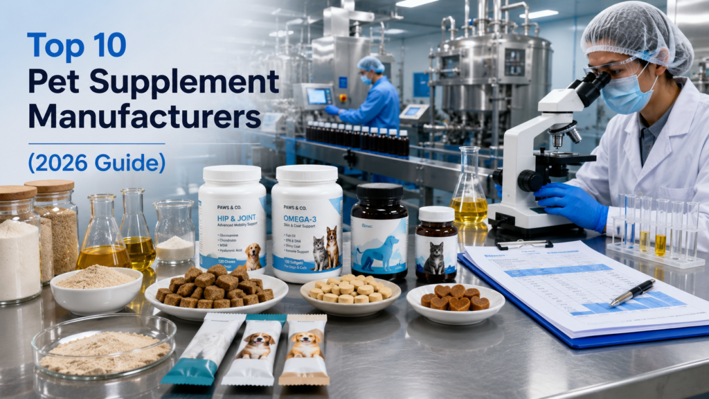 pet supplement manufacturers OEM ODM